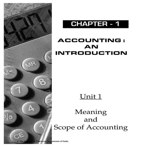 Accounting an introduction