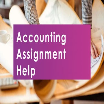Accounting assignment help new