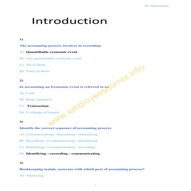 Accounting &amp; auditing solved mc qs