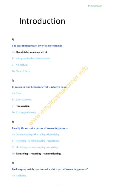 Icai Accounting Basics Pdf Stocks And Bonds Personal Investing
