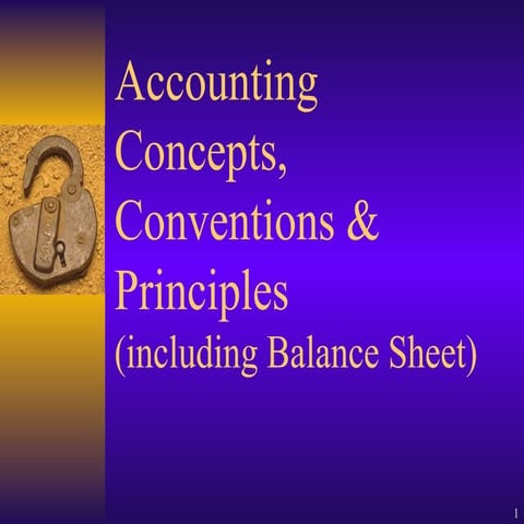 Accounting concepts