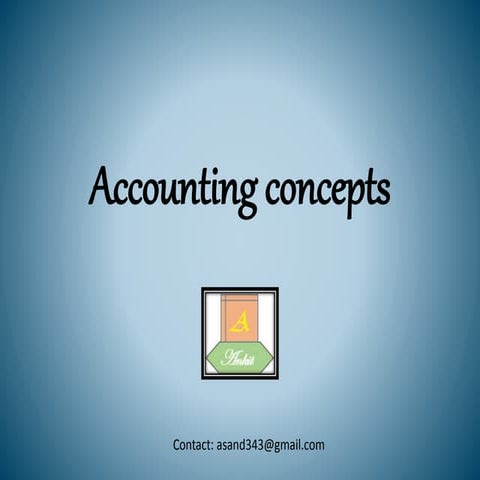 Accounting concepts