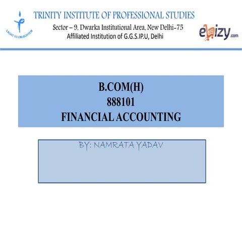 Accounting concepts and conventions
