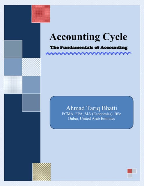 Accounting cycle powerpoint presentation slides ppt templates | PDF