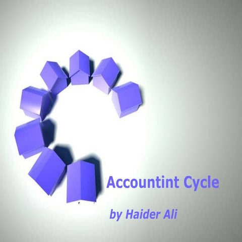 Accounting cycle