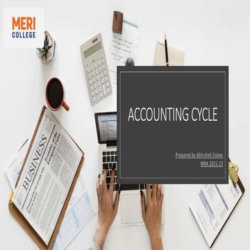 Accounting cycle