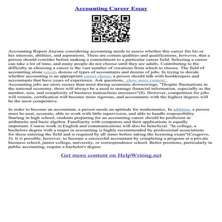 Accounting Essay Topics | PDF