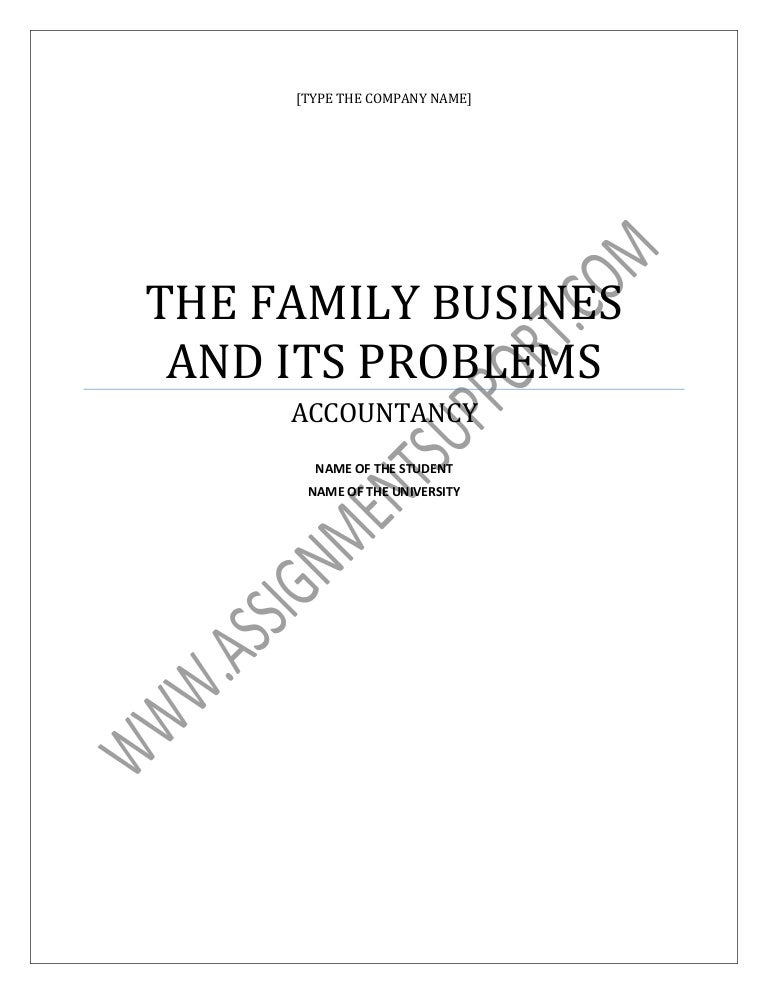 Family business essay