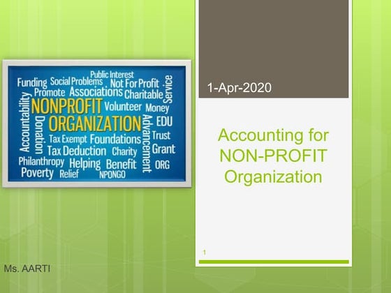 Accounting for non profit organisation | PPT | Non-Profit Organizations ...