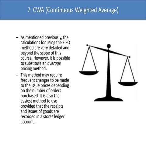 Accounting for the non accountant - unit 7 