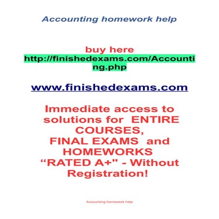 Finance homework help | ODT
