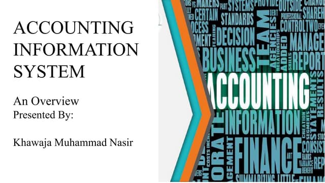 Accounting information system (AIS)