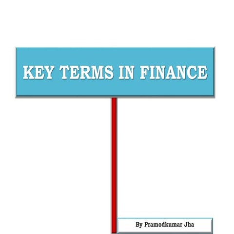 Accounting key terms