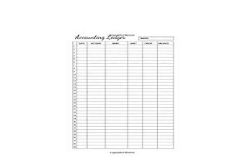 [FREE_EPUB] Accounting Ledger Journal Entry Book Notebook Bookkeepi…
