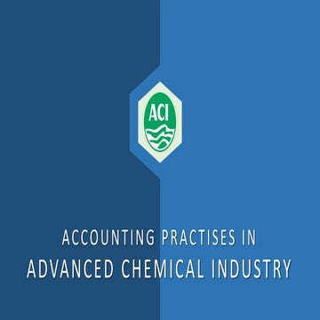 Accounting Practices in ACI