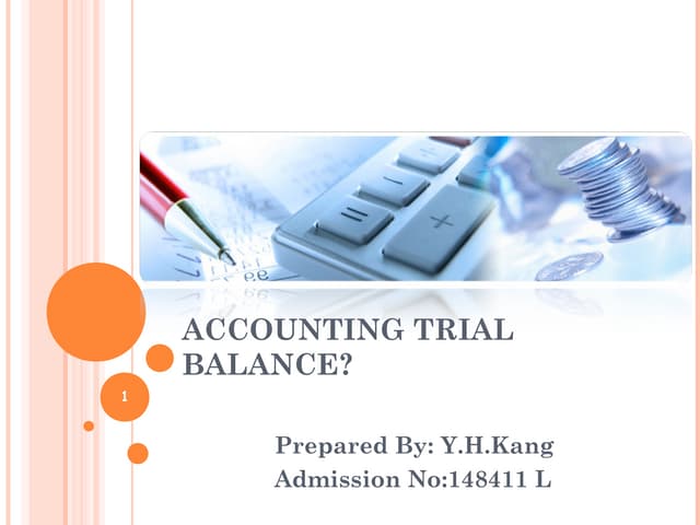 Accounting presentation