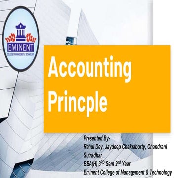 Accounting princpale