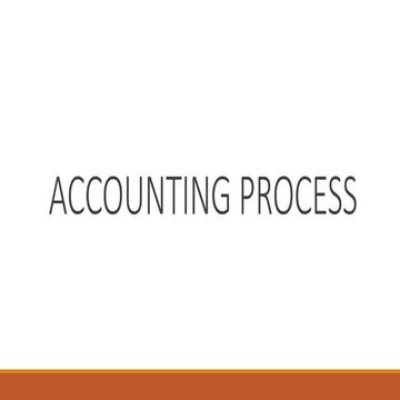accounting process
