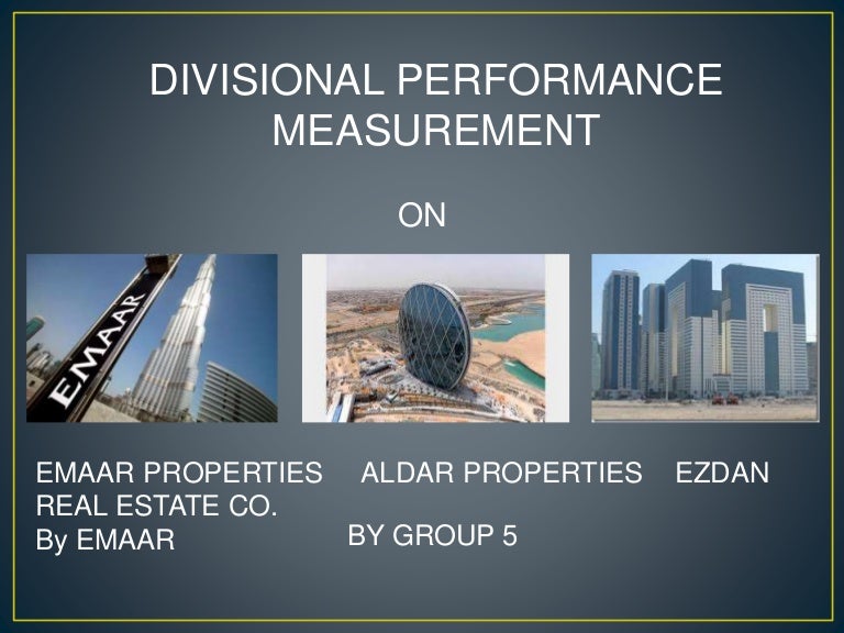 Divisional Performance Measurement Divisional Performance Measurement