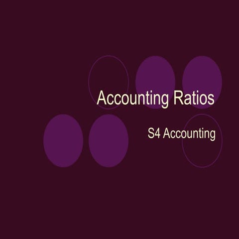 Accounting Ratios
