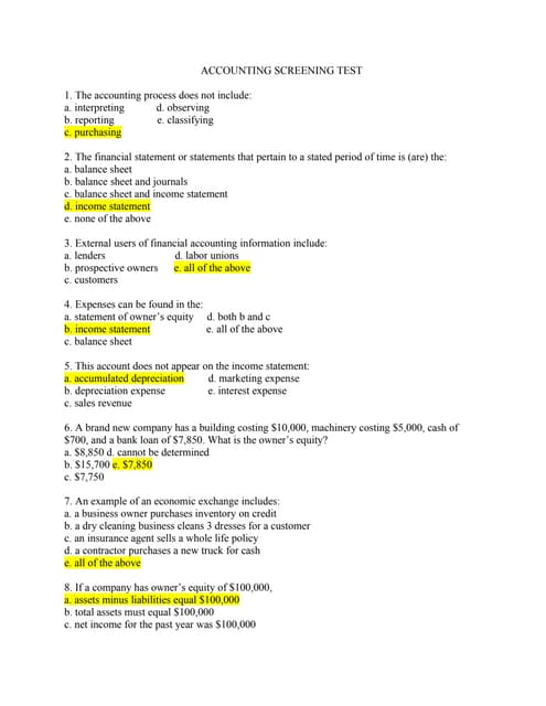 Accounting Interview Questions Accounting Interview Questions