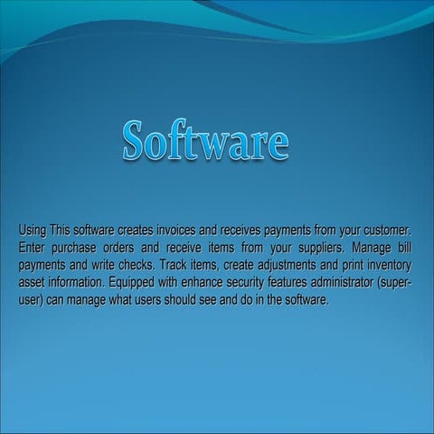 Accounting software
