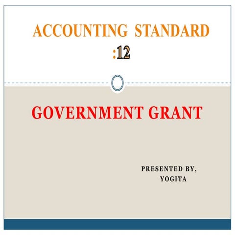 Accounting  standard 12