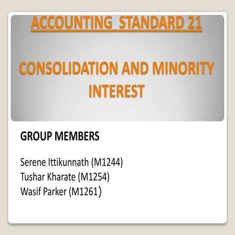 Accounting  standard 21