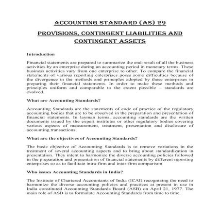 Accounting standard main