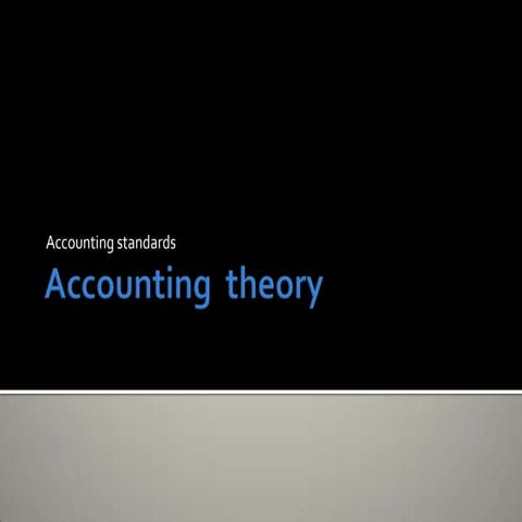 Accounting standards