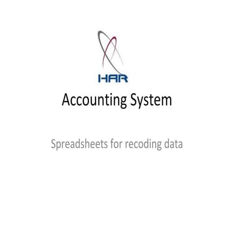 Accounting system
