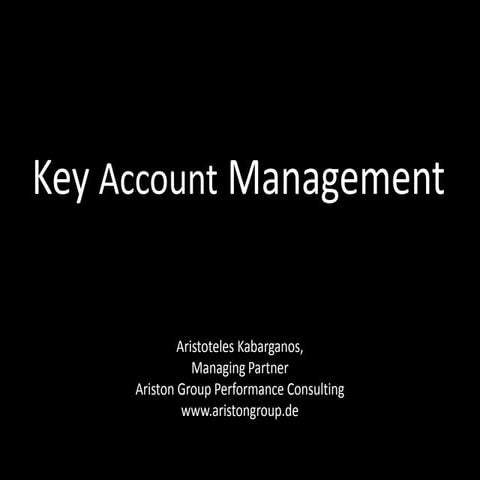 Key Account Management