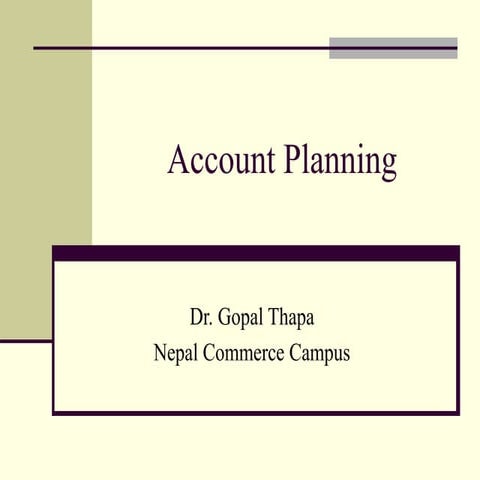 Account planning.ppt