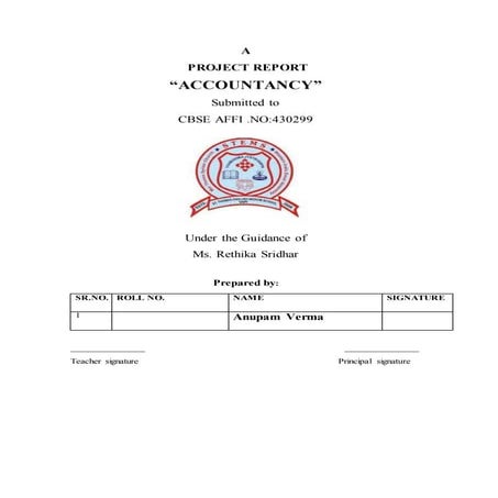 Accounts on a company transactions