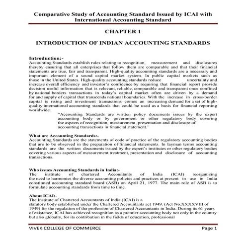 Accounting standards | PPT