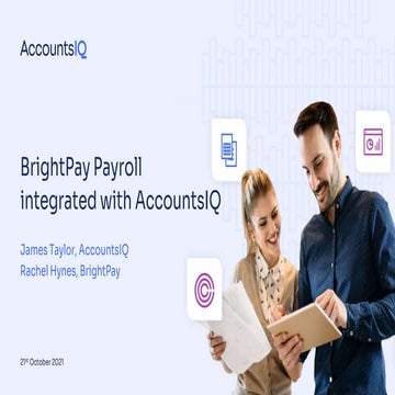 Webinar: BrightPay Ireland Integration with AccountsIQ
