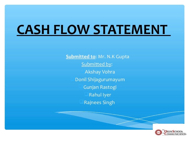 cash flow statement with examples