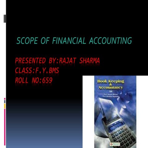 scope of financial accounting