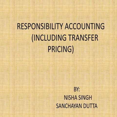 presentation on responsibility accounting