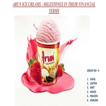 Accounts presentation