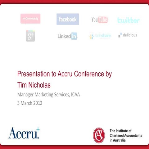 Accru National Conf March 2012 