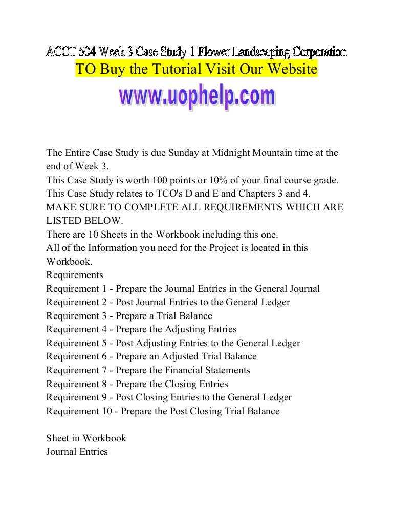 Accounting 504 case study 1 flower landscaping 03 image