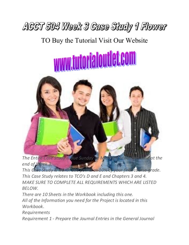 Accounting 504 case study 1 flower landscaping 04 picture