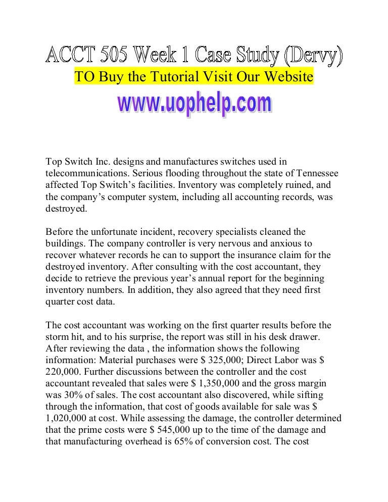 Accounting case study assignment image