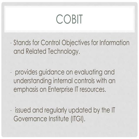 CObIT