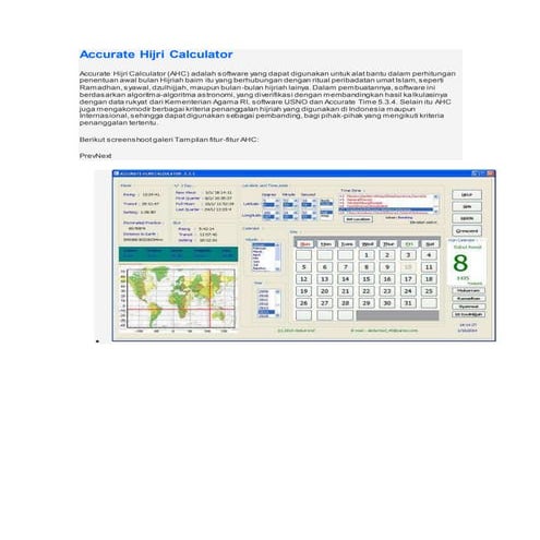 Accurate hijri calculator | DOCX
