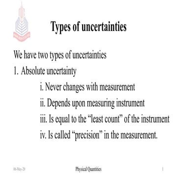 Accuray and precision 2