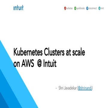 Acd19 kubertes cluster at scale on aws at intuit