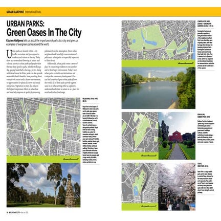 Urban Parks - green oases