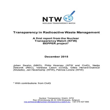 Radioactive Waste Management | PPT